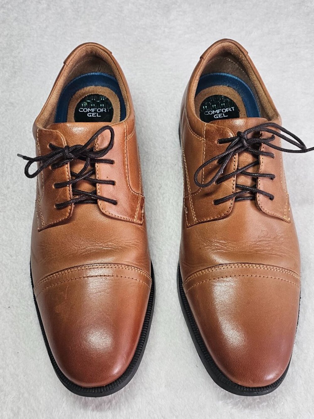 Brown leather Nunn Bush Comfort Gel Shoes